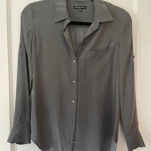 Madewell Silk Utility Shirt